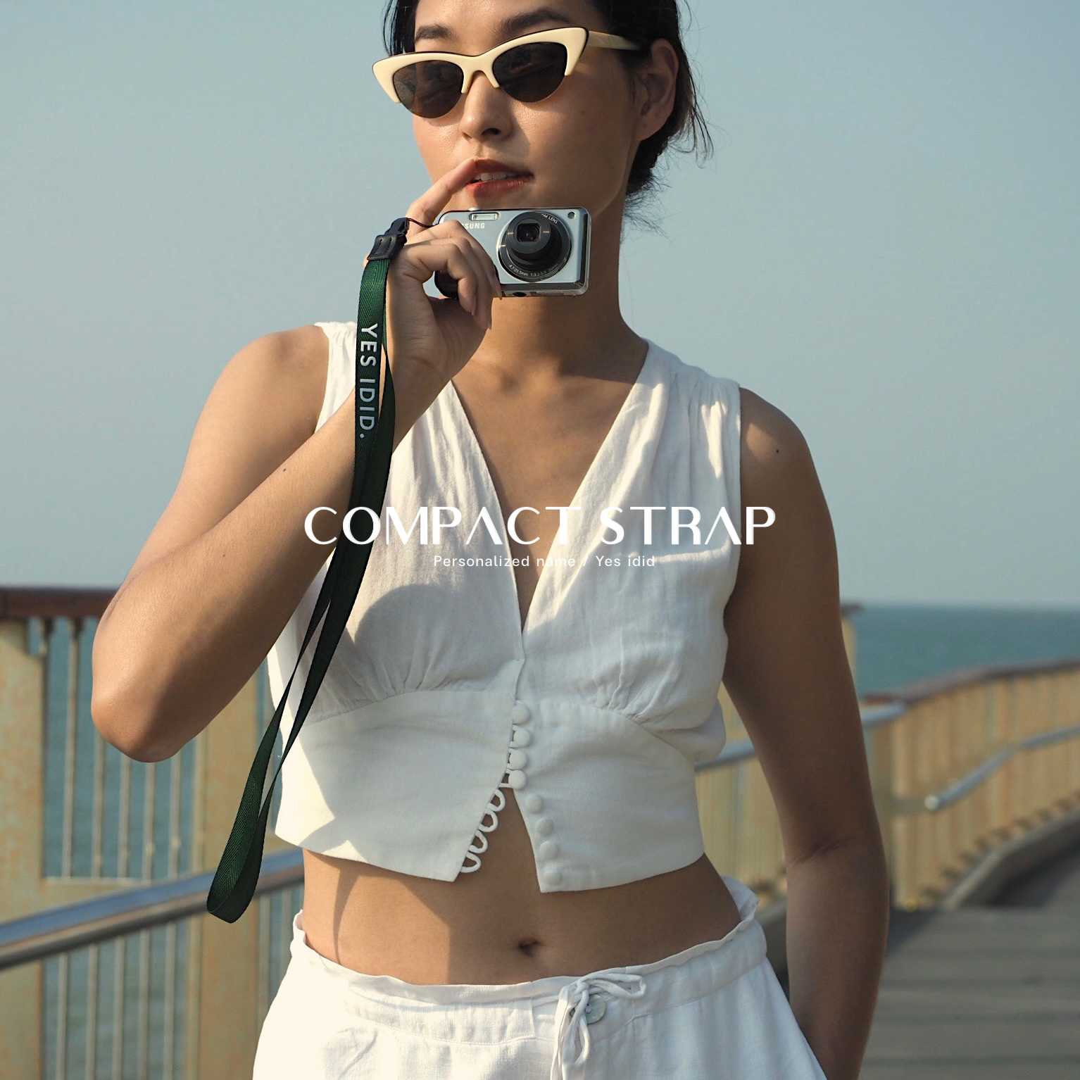 YES IDID. | COMPACT CAMERA STRAP สายคล้องกล้องสั่งทำชื่อ / PERSONALIZED NAME.