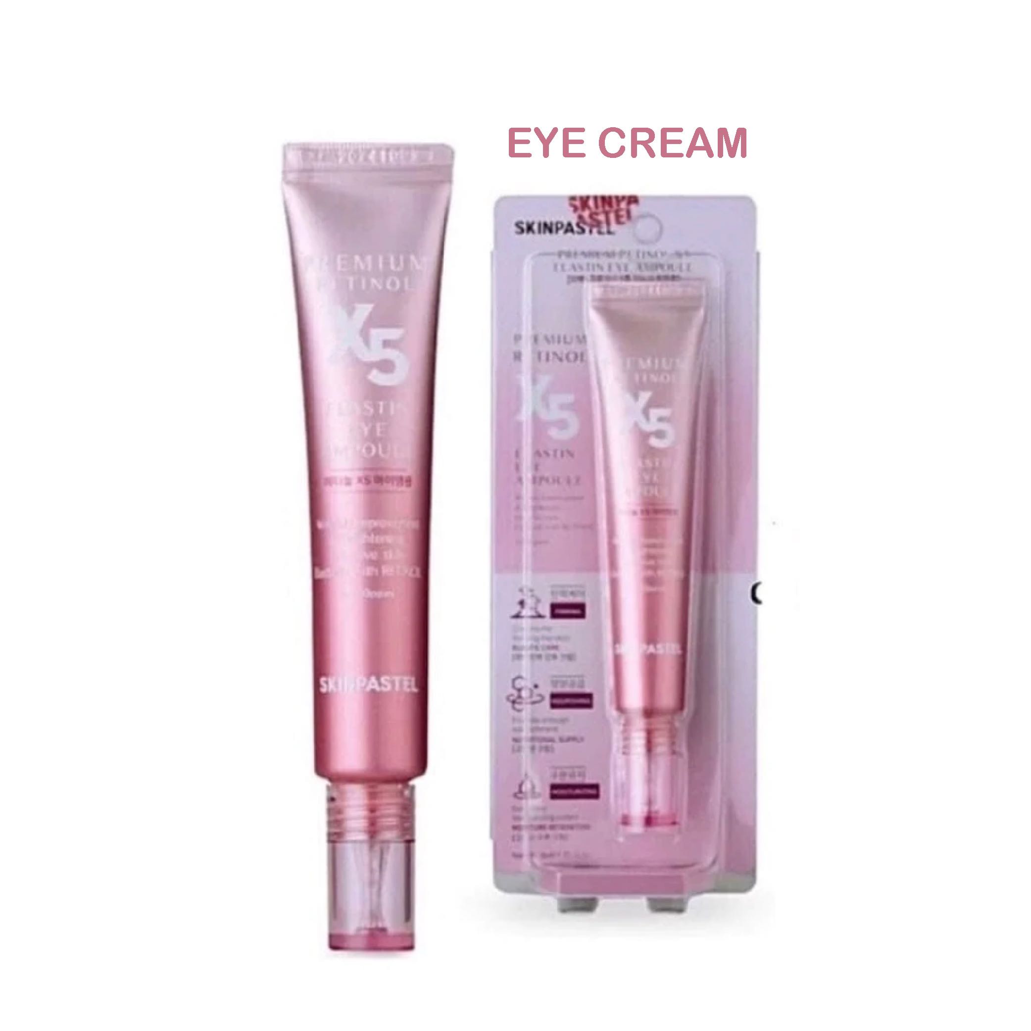 Skinpastel Premium Retinol X5 Elastin Eye Ampoule 30ml. (อายแอมพลู)