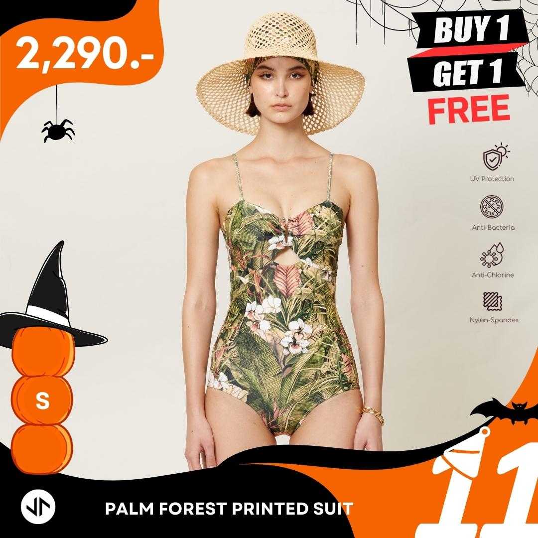 Palm Forest Printed Suit