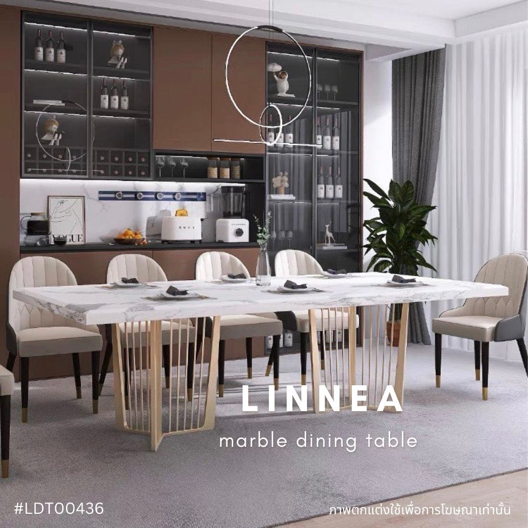 LINNEA marble dining table  