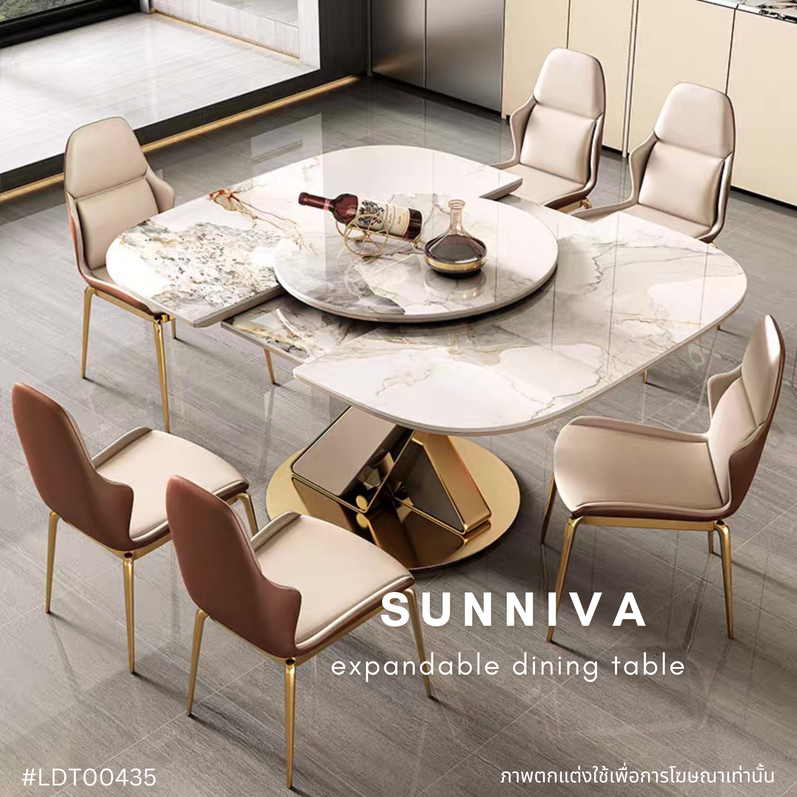 SUNNIVA expandable dining table  