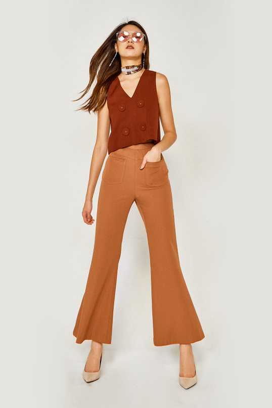 Hamburger Studio  Iggy Flare Pants กางเกงขาบาน Iggy (K0774)