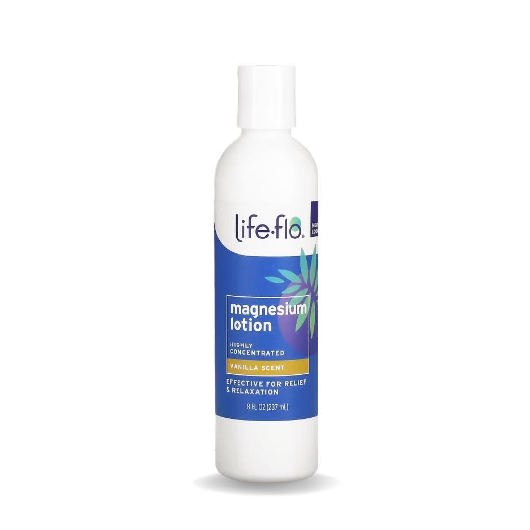 Life-flo, โลชั่นแมกนีเซียม กลิ่นวานิลลา ขนาด 8 ออนซ์ (237 มล.)