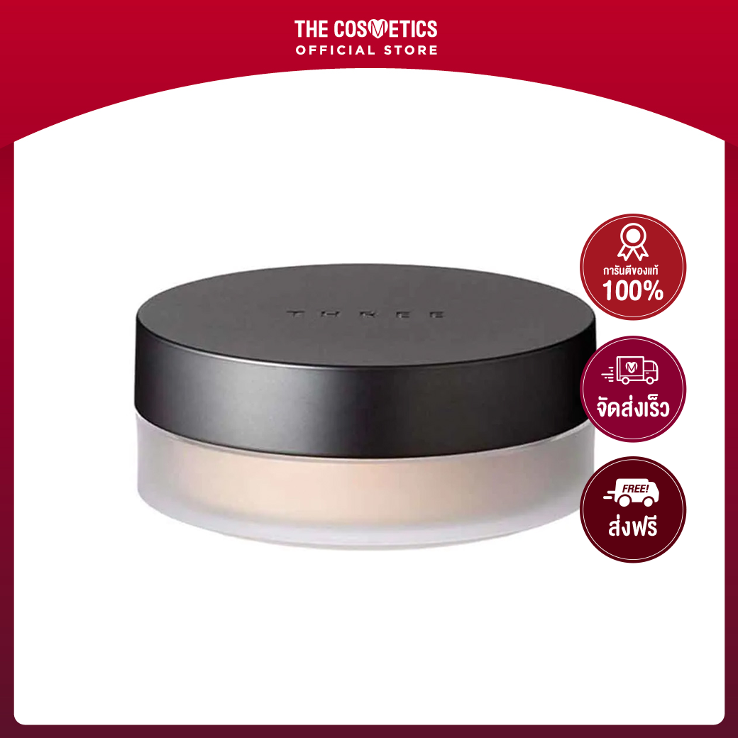 Three Advanced Ethereal Smooth Operator Loose Powder 10g - 02 Glow Matte แป้งฝุ่นผิวแมทท์เล่นแสง