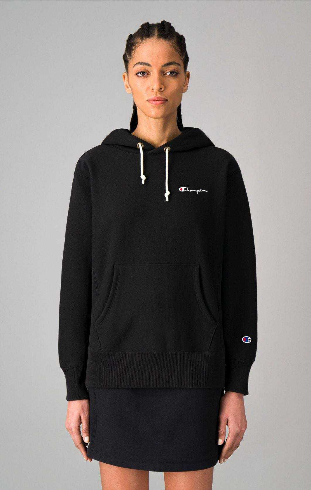 Champion Premium SMALL SCRIPT LOGO REVERSE WEAVE HOODIE
