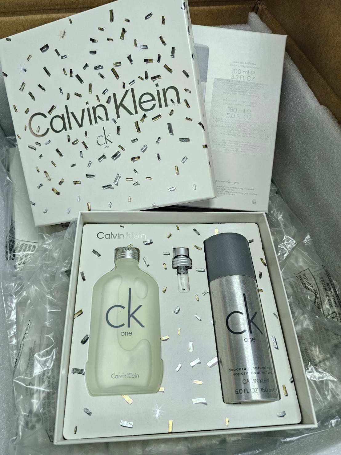 Ck One Gift Set EDT 100ml + deodorant Spray 150ml