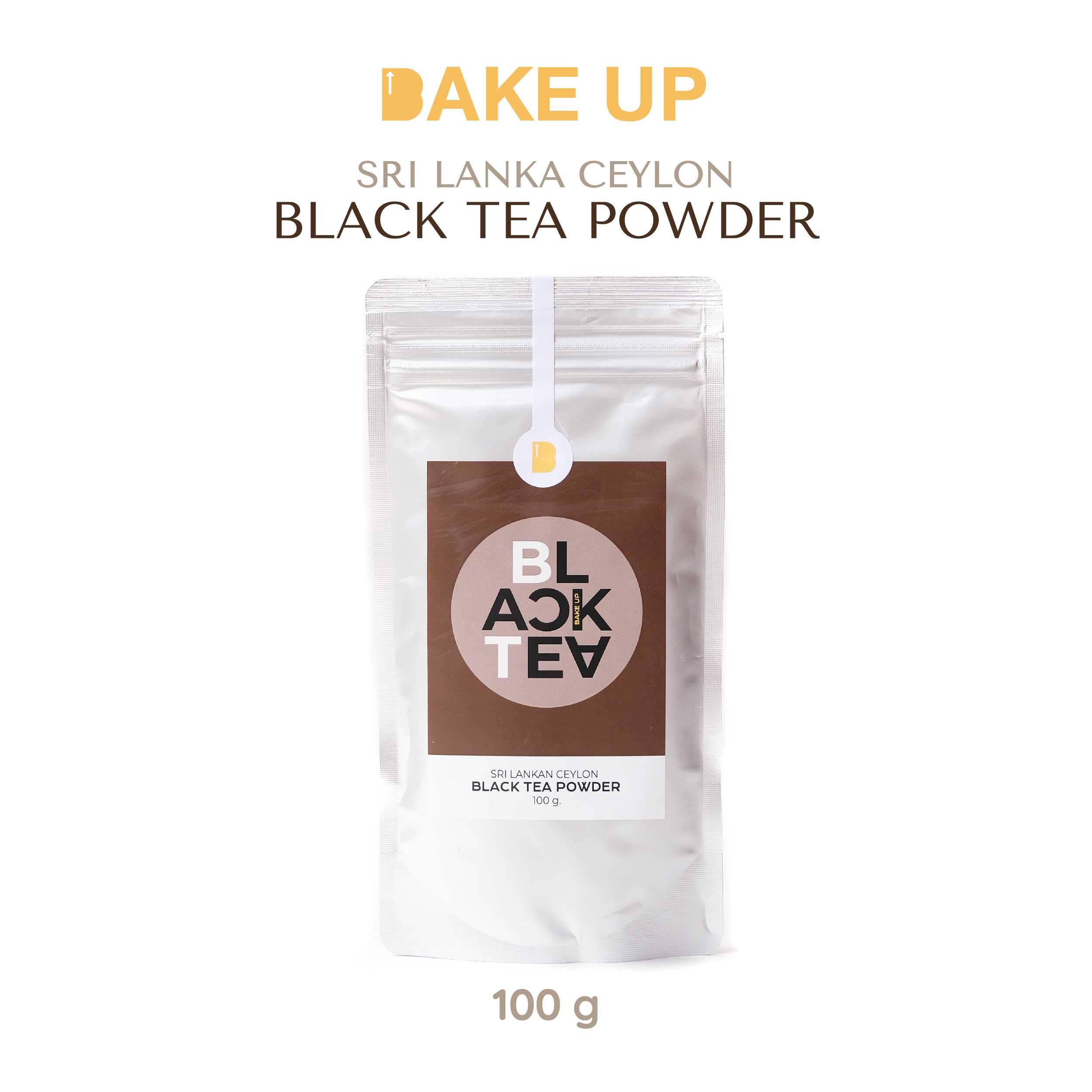 ผง ชาดำ ชาซีลอน พรีเมียม Black Tea Powder 100 g | BAKE UP