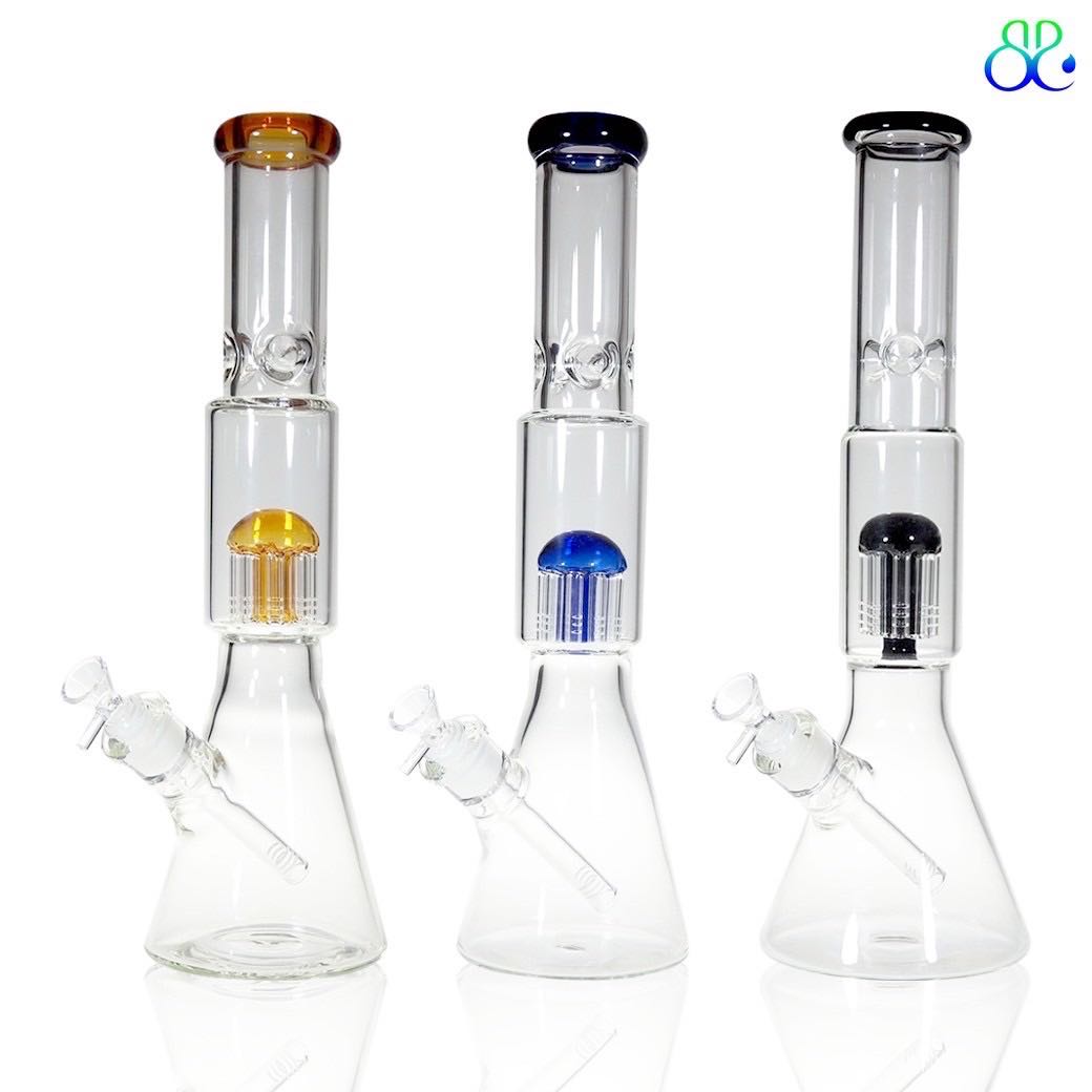 14Inches 8arms perc Beaker