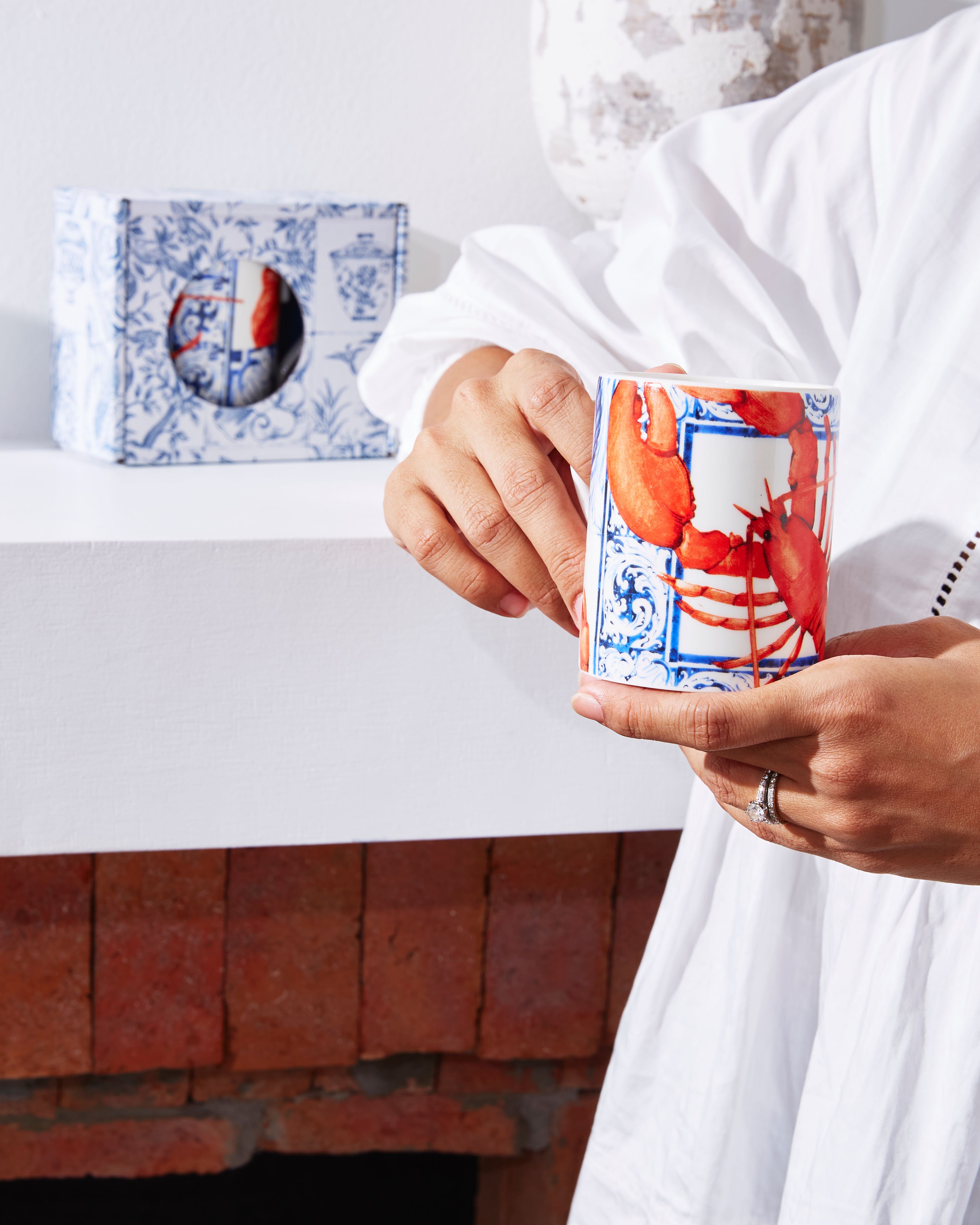 แก้วมัคพิมพ์ลาย ขนาด 250 ml. ลาย Lisbonne Porcelain Printed Decal