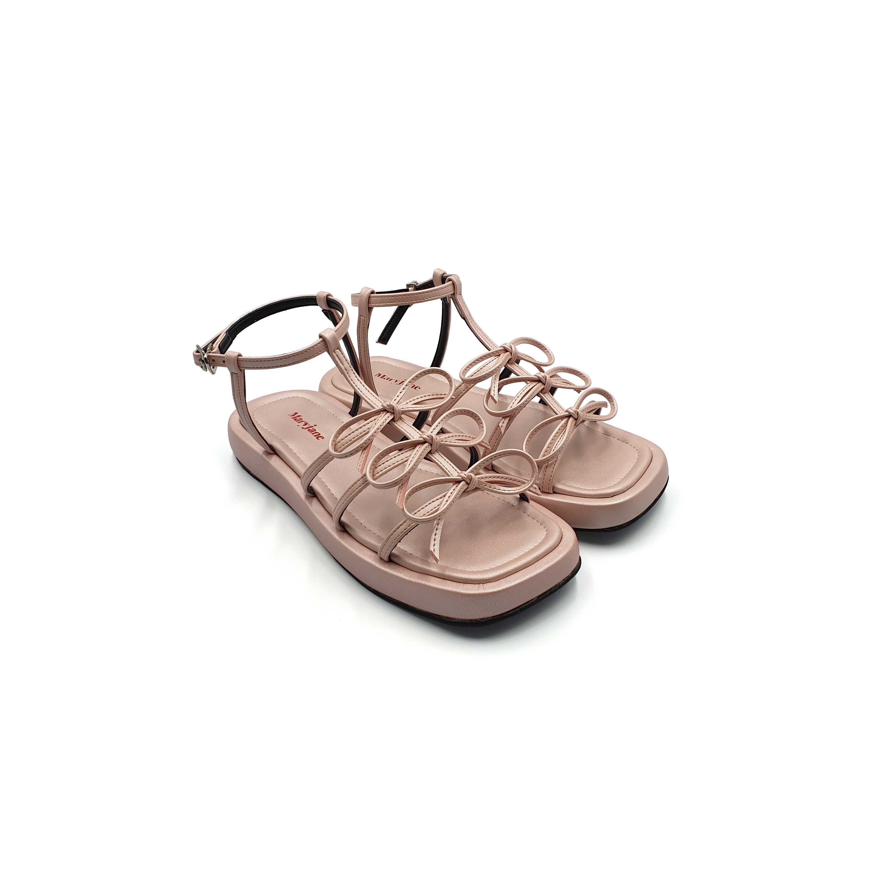PEONY PLATFORM SANDALS IN PINK