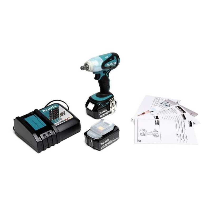 บล็อกไร้สาย 1/2  18V (แบต3.0Ah/2+แท่นชาร์จ) DTW251RFE  MAKITA