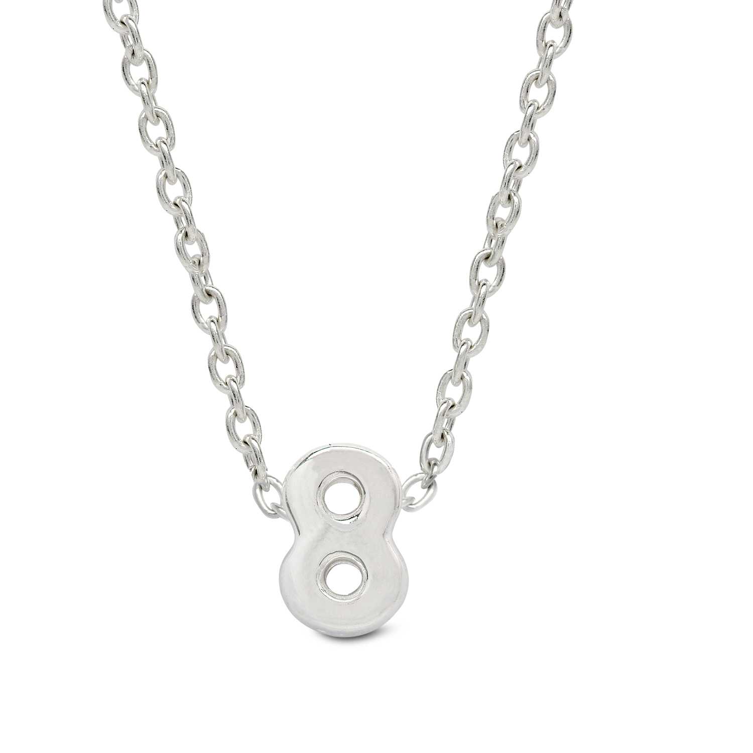 Arabic Numeral Pendant 8
