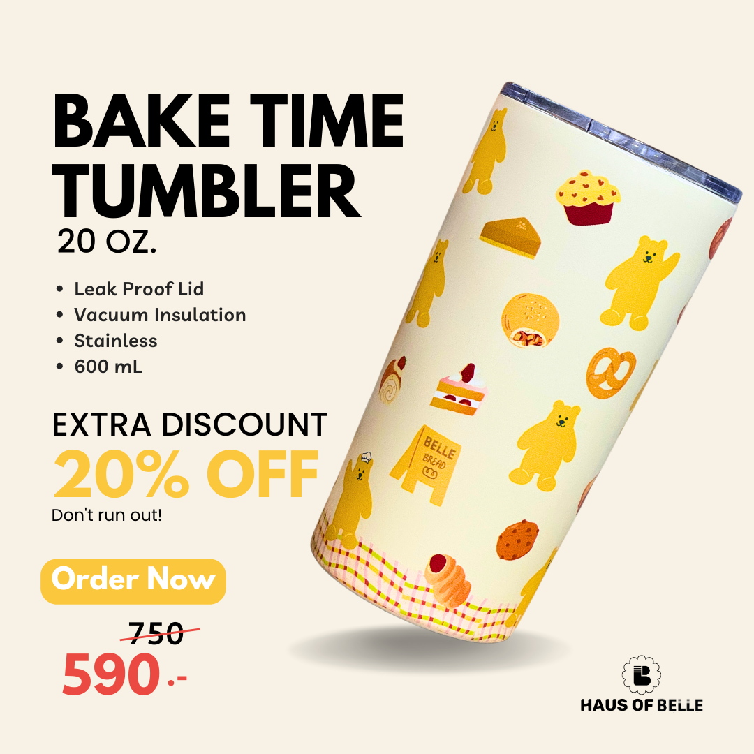 #HausofBelle Bake time Tumbler 🧸🍞