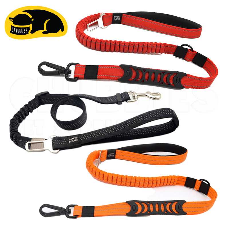 C47 SUNSHIP สายจูงสุนัข Multi-function LEASH กันกระชาก หัวล็อคเข็มขัดนิรภัยบนรถ