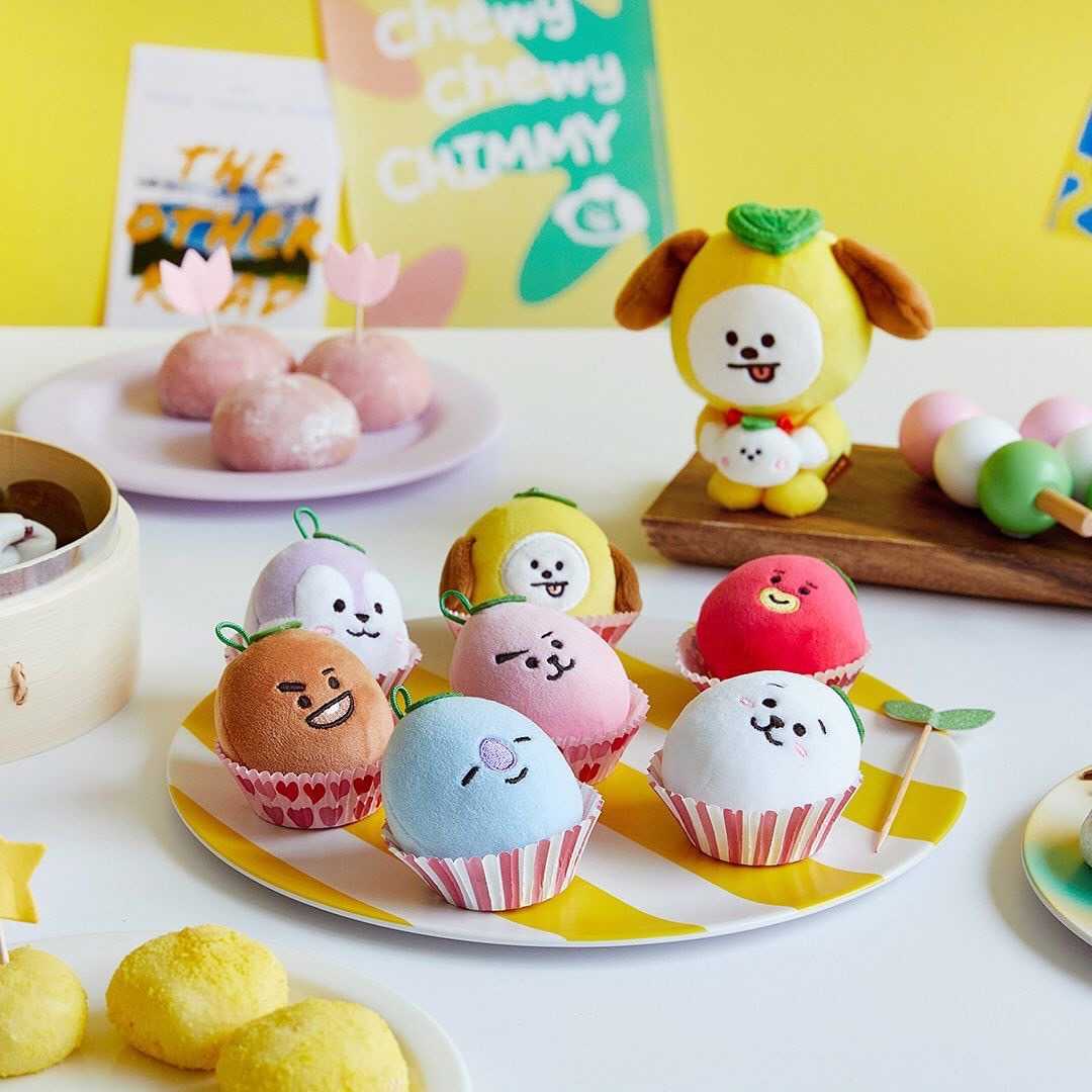 [BT21] Chewy Chewy glutinous rice cake assorted doll set