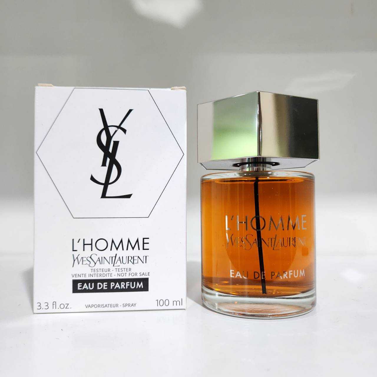 YSL L'Homme Eau De Parfum 100ml กล่องเทส ป้ายไทย  01/2022