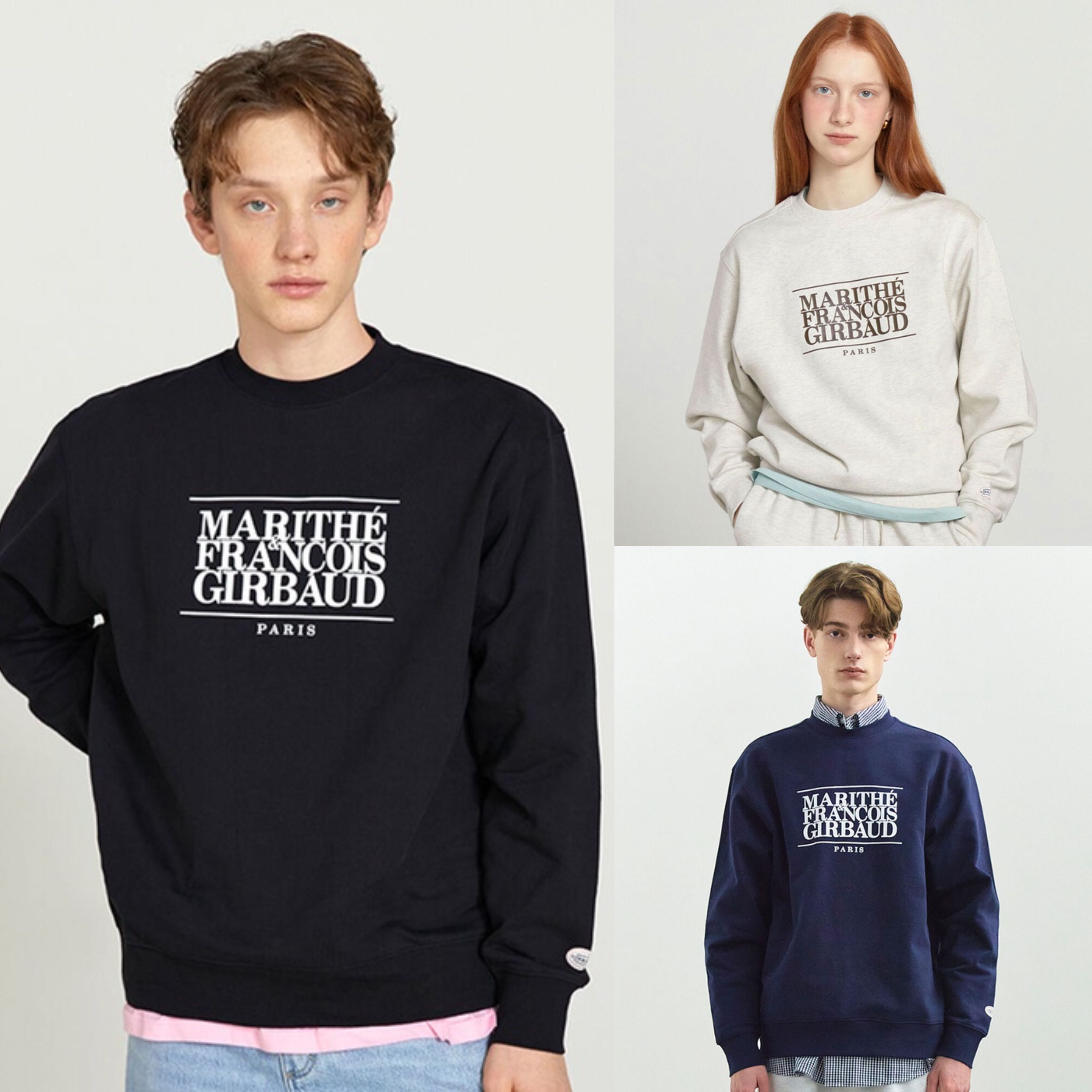 /พร้อมส่ง/ MARITHE CLASSIC LOGO SWEATSHIRT 