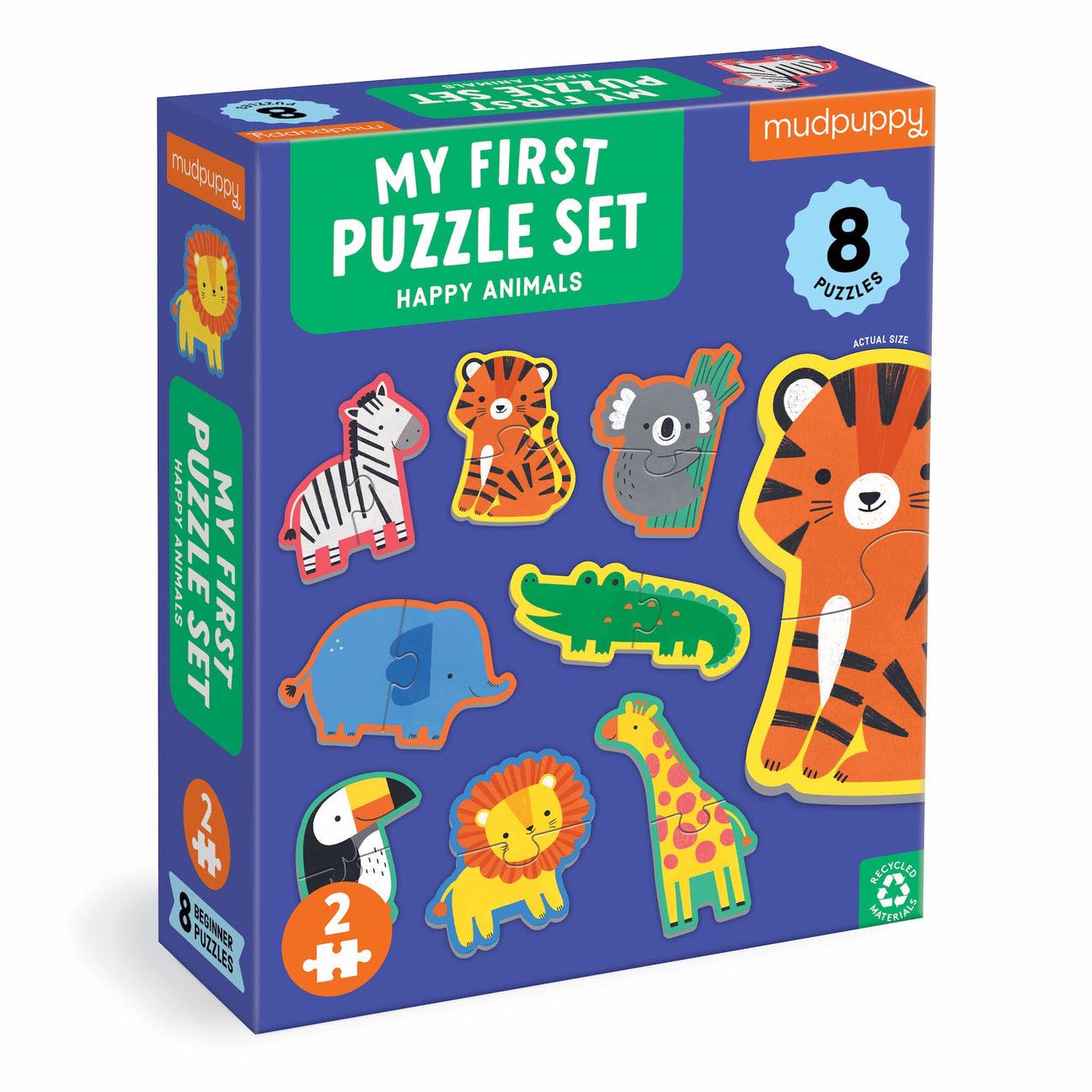 My First Puzzles Set ลาย Happy Animals 
