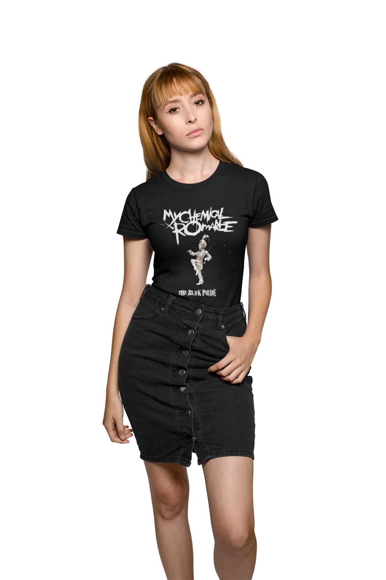 MY CHEMICAL ROMANCE LADIES TEE : THE BLACK PARADE