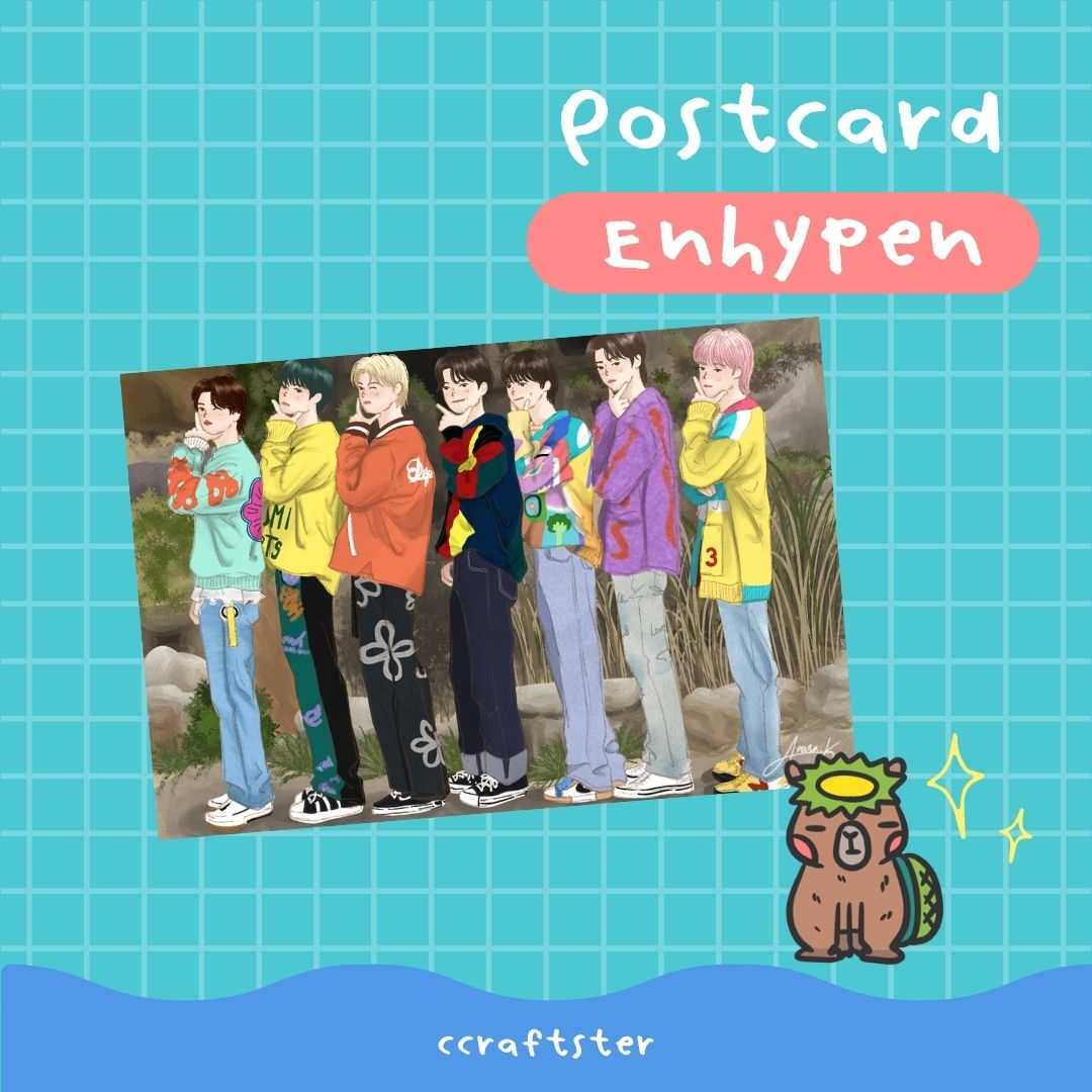 ccraftster - fan-art Enhypen postcard