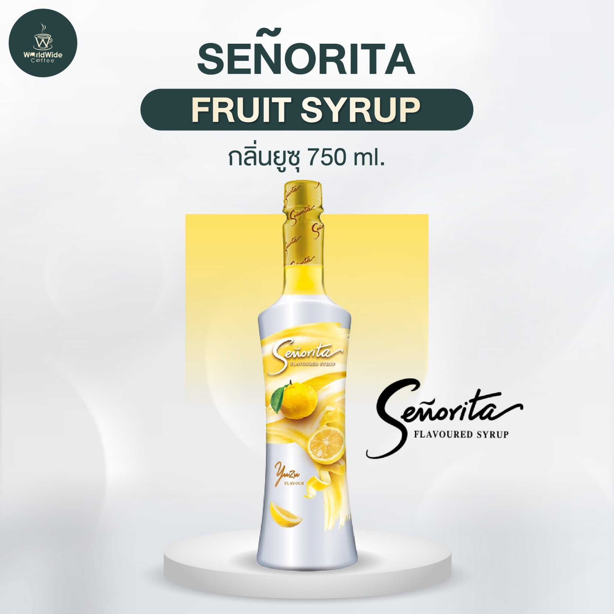 Senorita ไซรัปน้ำยูซุแท้จากญี่ปุ่น ขนาด 750ml.