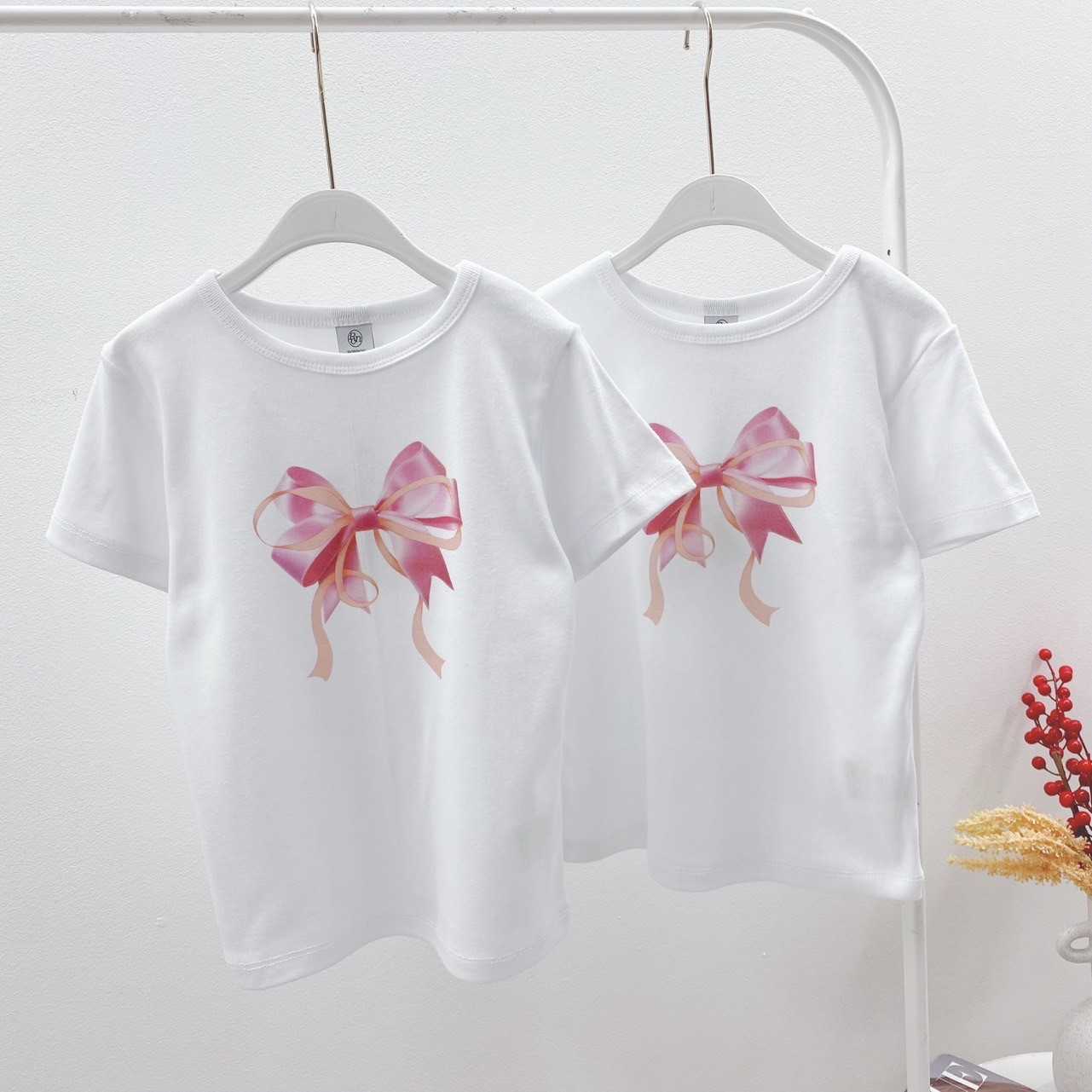 RONRON Ribbon Bow T-Shirt