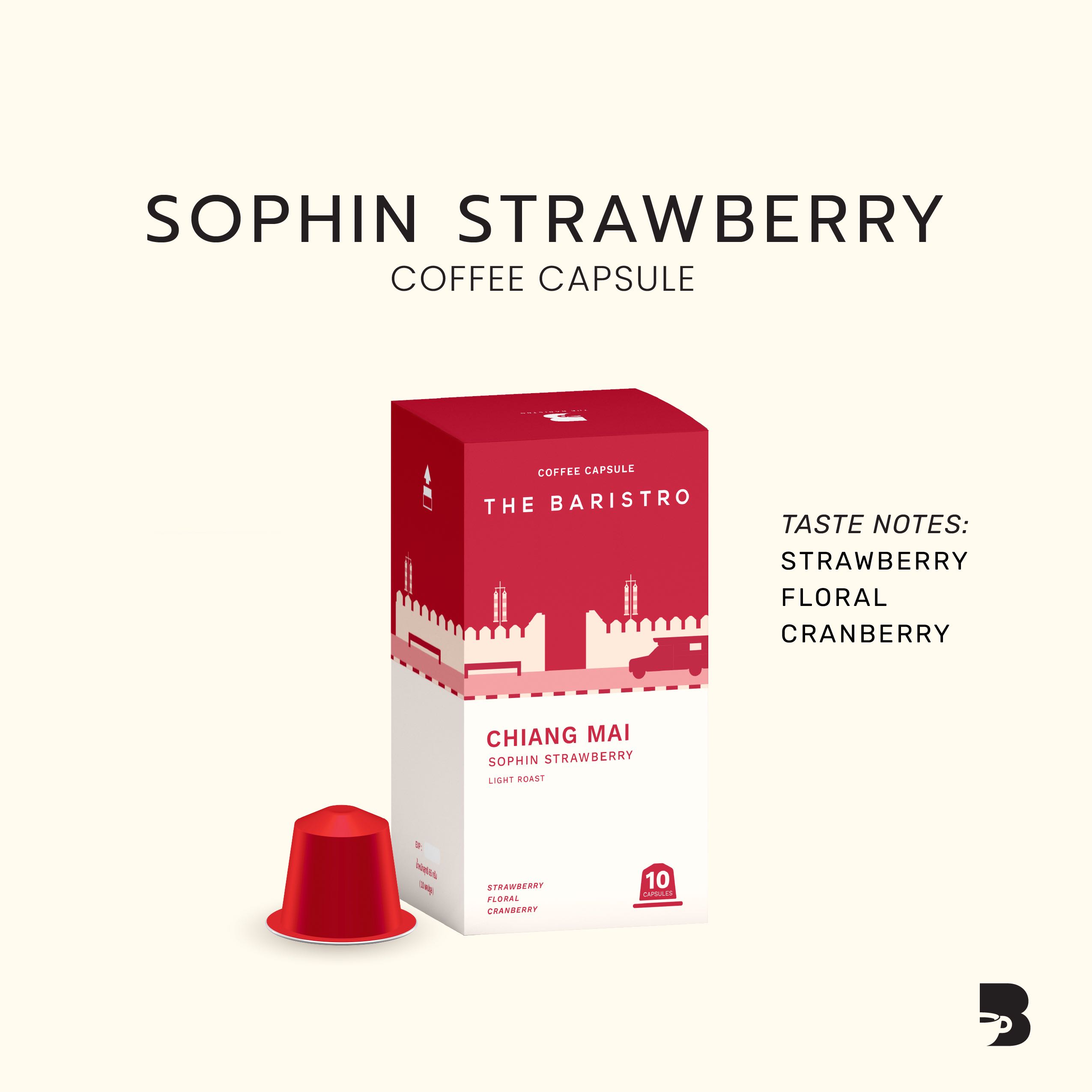 Sophin Strawberry Coffee Capsule