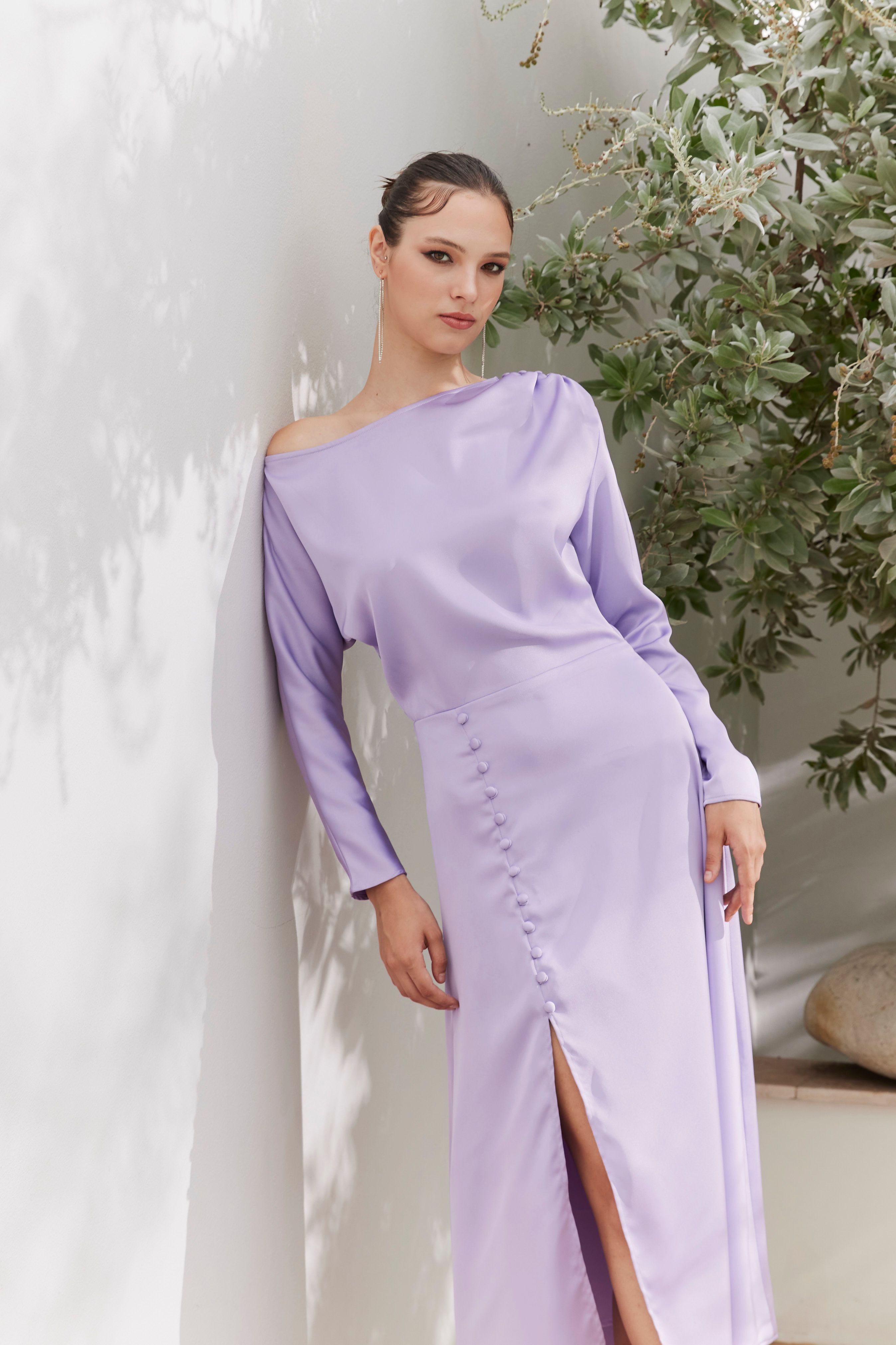 MAVE ATELIER รุ่น Luna Dress Lavender ชุดเดรสไปงาน