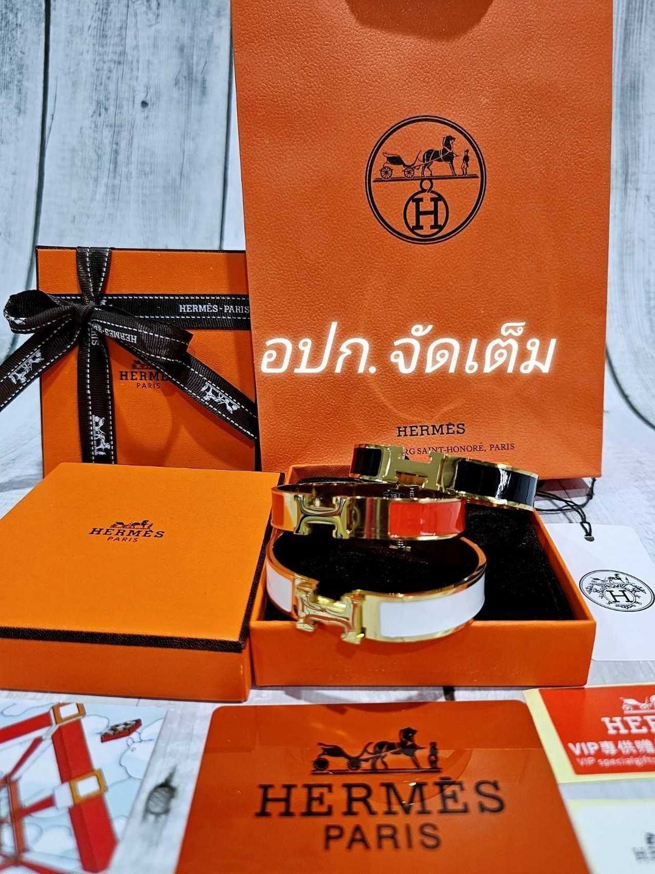 🤟กำไล Hermes Clic H งานสปริงใส่ง่าย✨ชุบทอง 18K อย่างดี