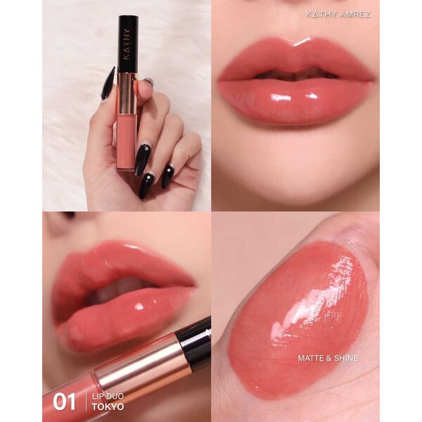 Kathy Amrez Lip Duo Matte & Shine #01 Tokyo 2.8g