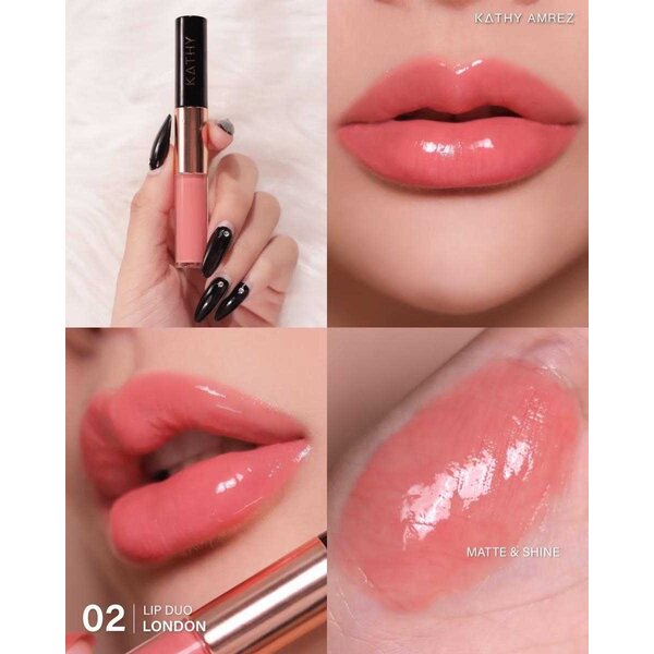 Kathy Amrez Lip Duo Matte & Shine #02 London 2.8g