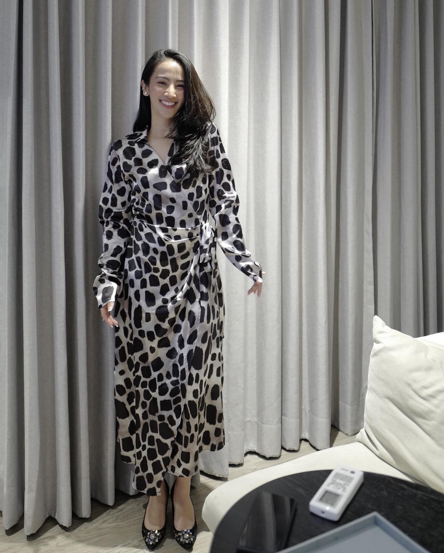 #BJleoWrapDress221041 (750THB)