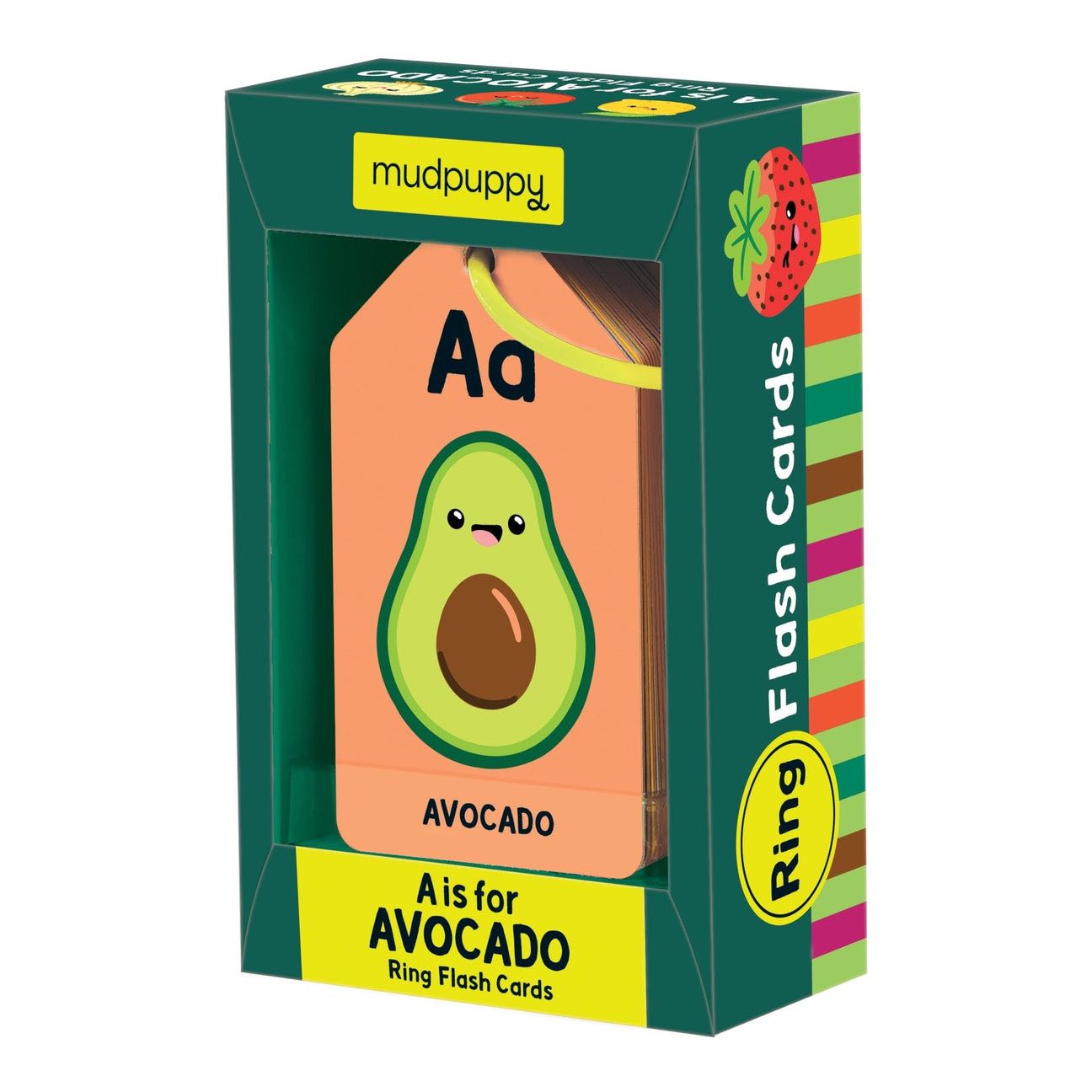 Flash Card Ring ลาย A is Avocado