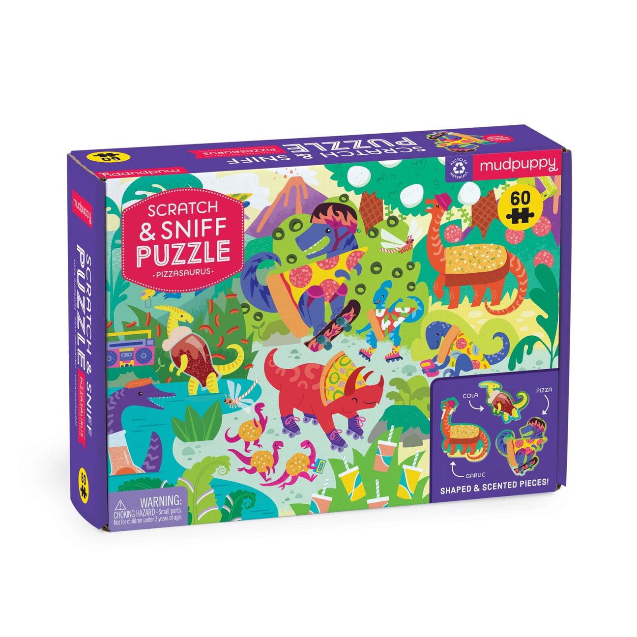 Pizzasaurus Scratch and Sniff Puzzle  จิ๊กซอว์กลิ่นหอม