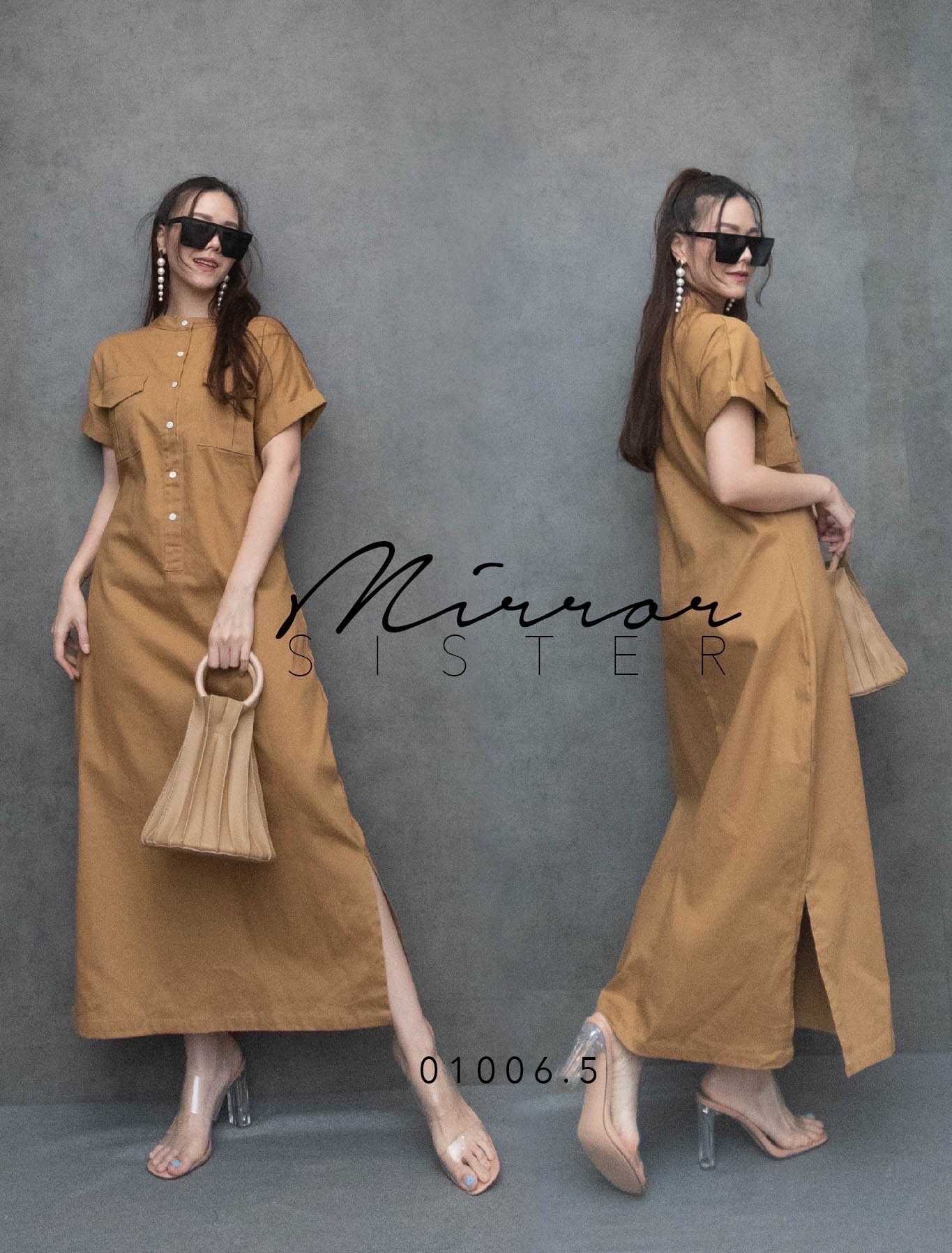 VC7415 CHRisTa 2Pockets Dress