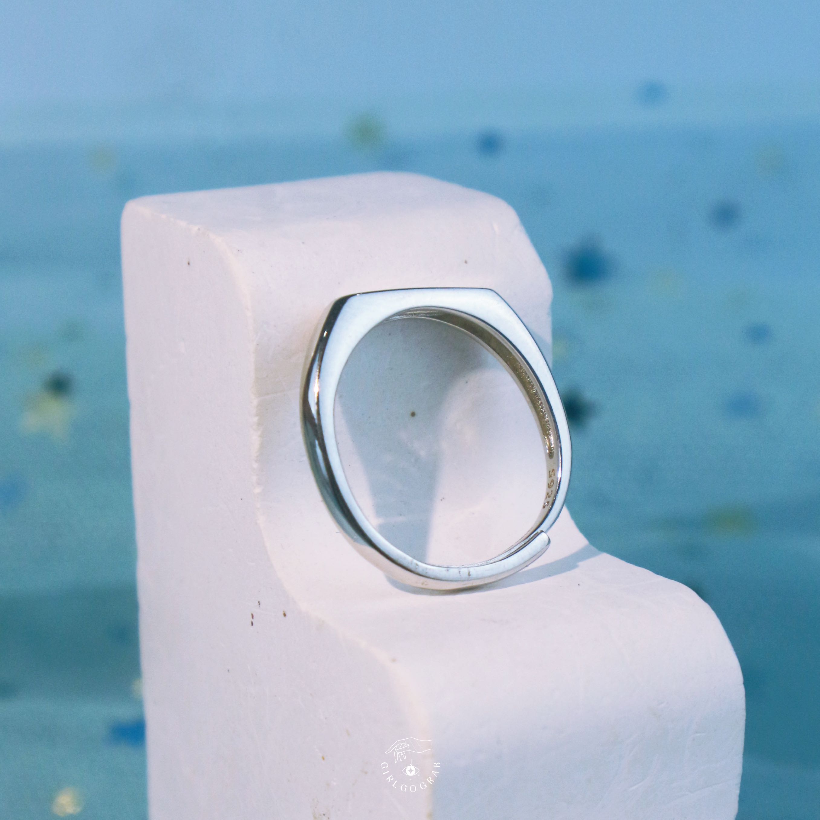Single ring แหวนเดี่ยวสลักชื่อได้ 