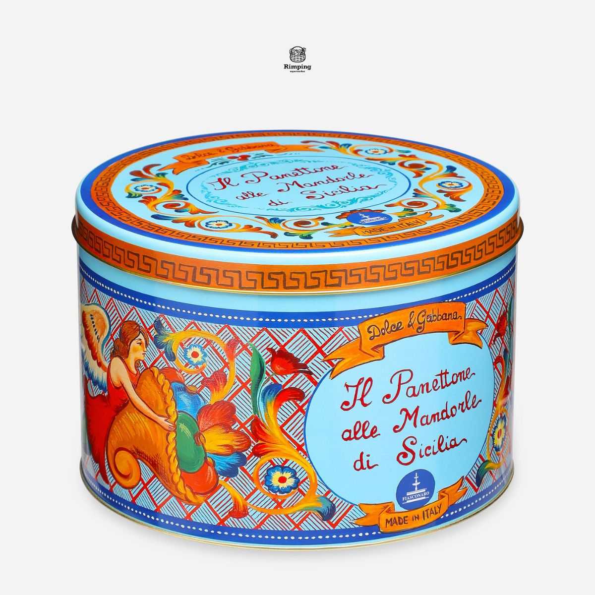 D&G (Blue) PANETTONE WITH SICILIAN ALMONDS 1 KG