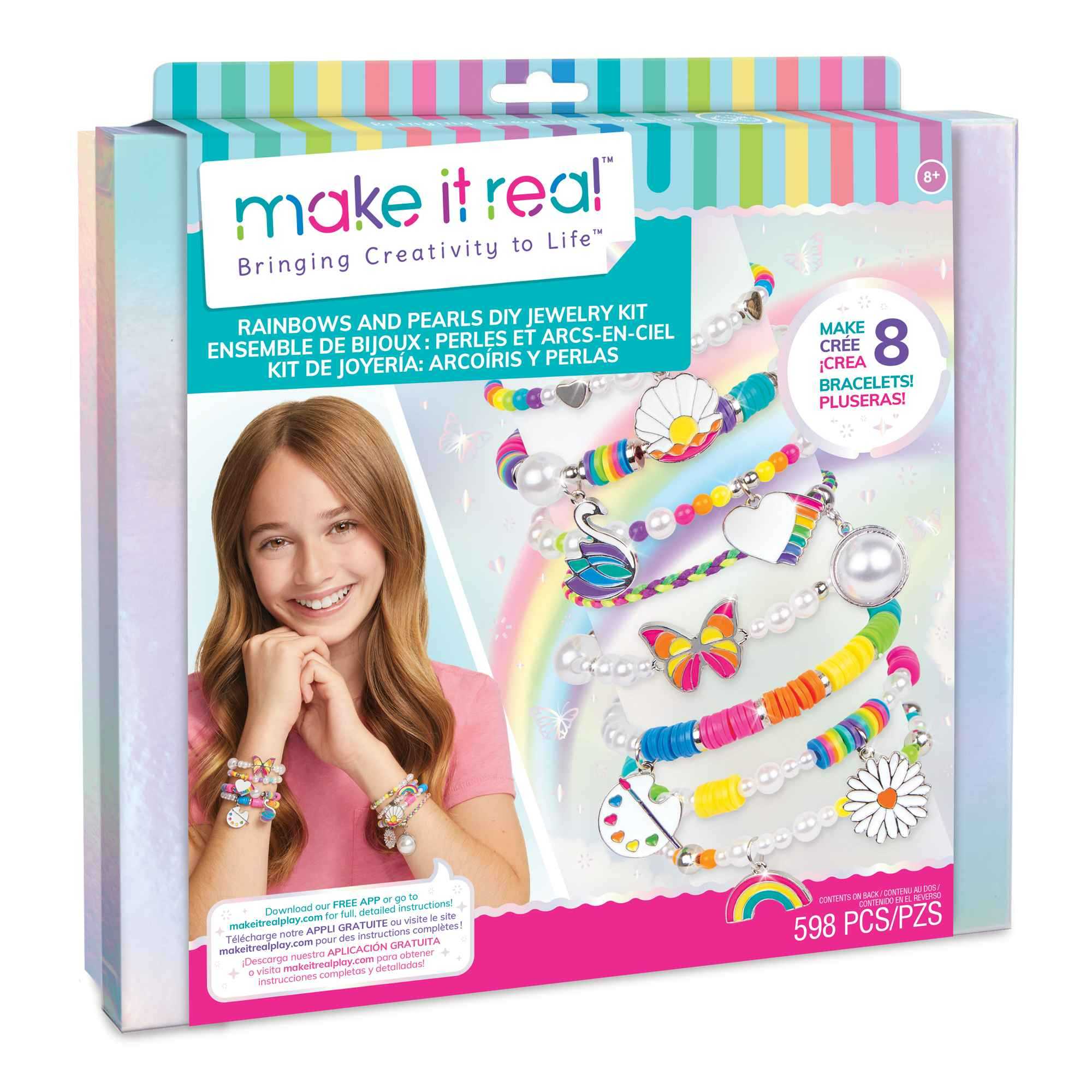 RAINBOWS AND PEARLS DIY JEWELRY KIT - MIR1729