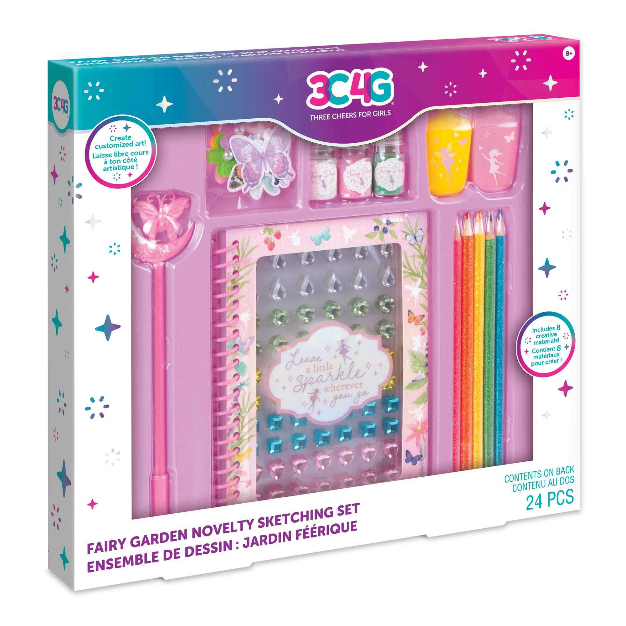 FAIRY GARDEN NOVELTY SKETCHING SET - MIR12048