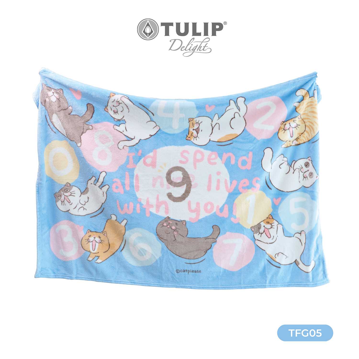 [New] ผ้าห่ม Fleece หมาจ๋า ลาย TFG05