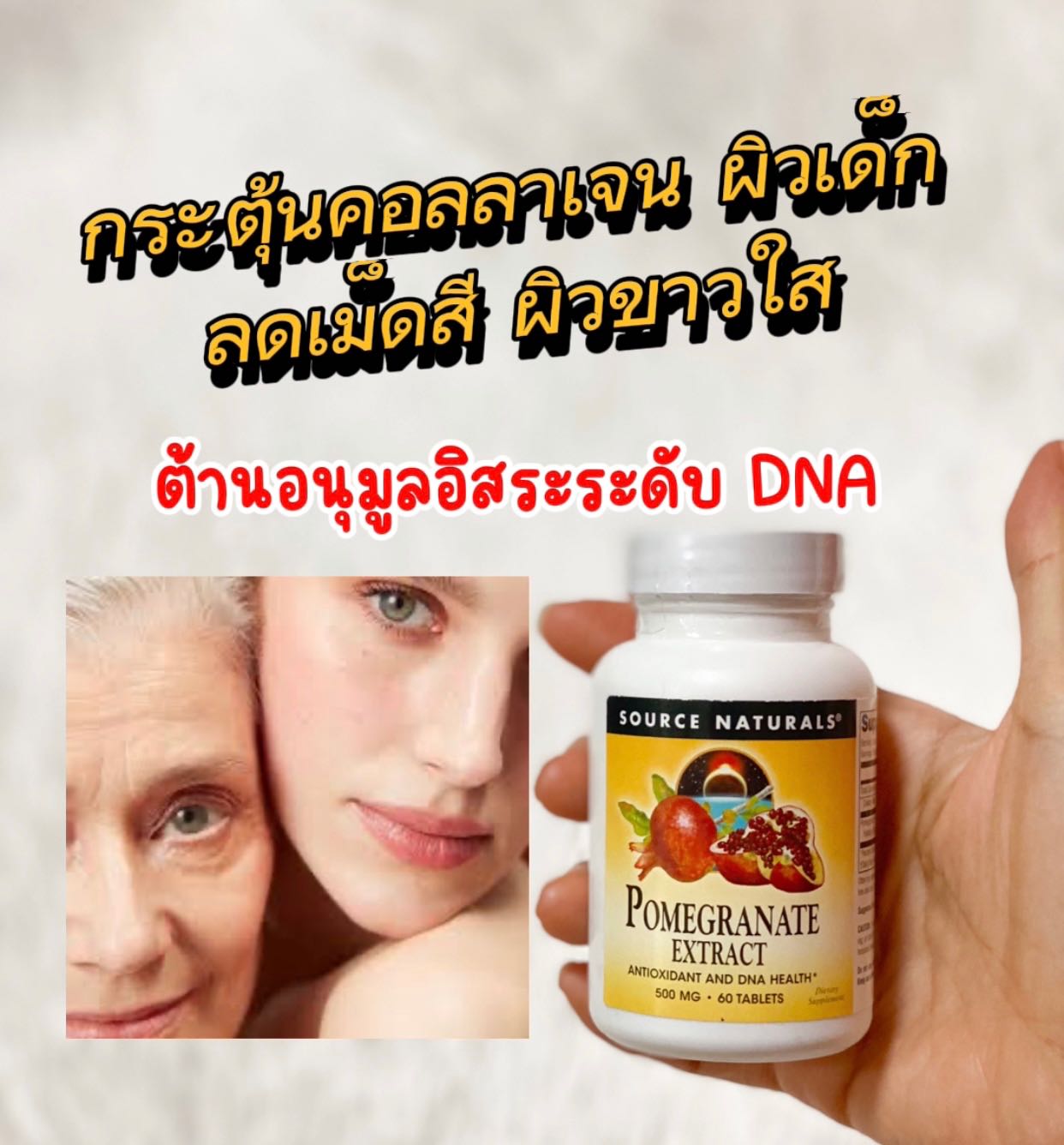 Source Naturals Pomegranate Extract 500 mg  บรรจุ 60 Tablets