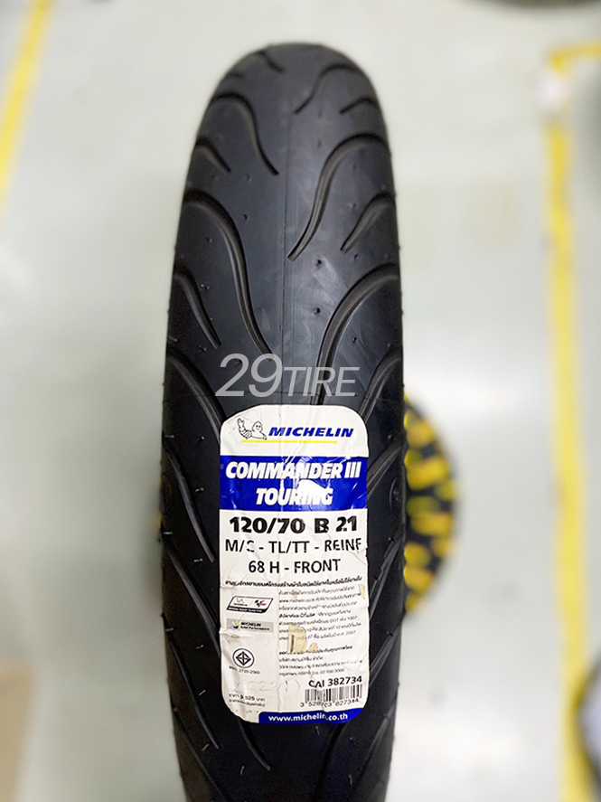 (SALE -50%) 120/70B21 ยาง Michelin รุ่น Commander 3 ยางหน้าใส่รถ Harley Davidson (ยางปี 2021)
