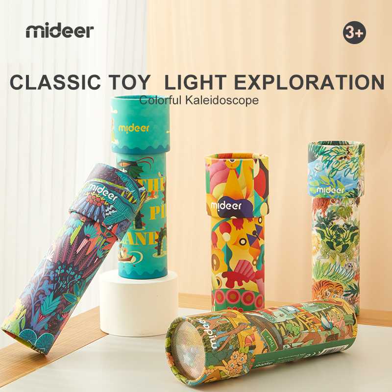 Mideer มิเดียร์ Colorful Kaleidoscope กล้องสลับลายสีสันสดใสสร้างสรรค์ผลงานโดยศิลปินระดับนานาชาติ
