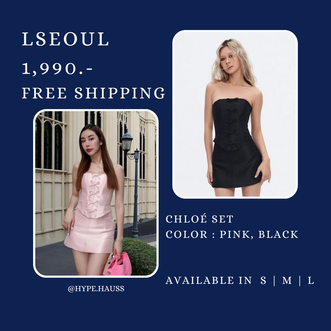 PRE-ORDER LSEOUL CHLOE SET (BLACK)