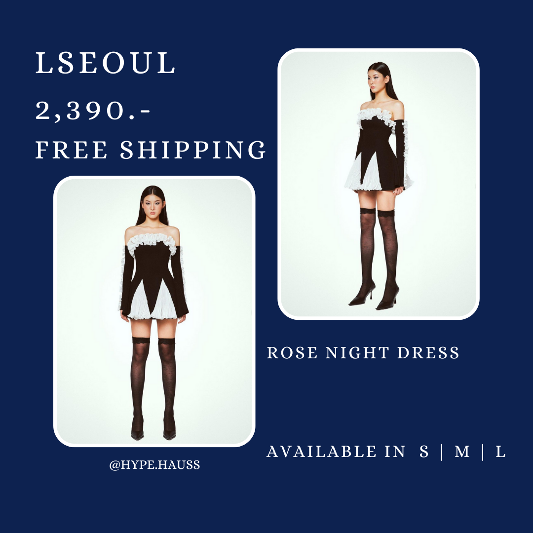 PRE-ORDER LSEOUL ROSE NIGHT DRESS