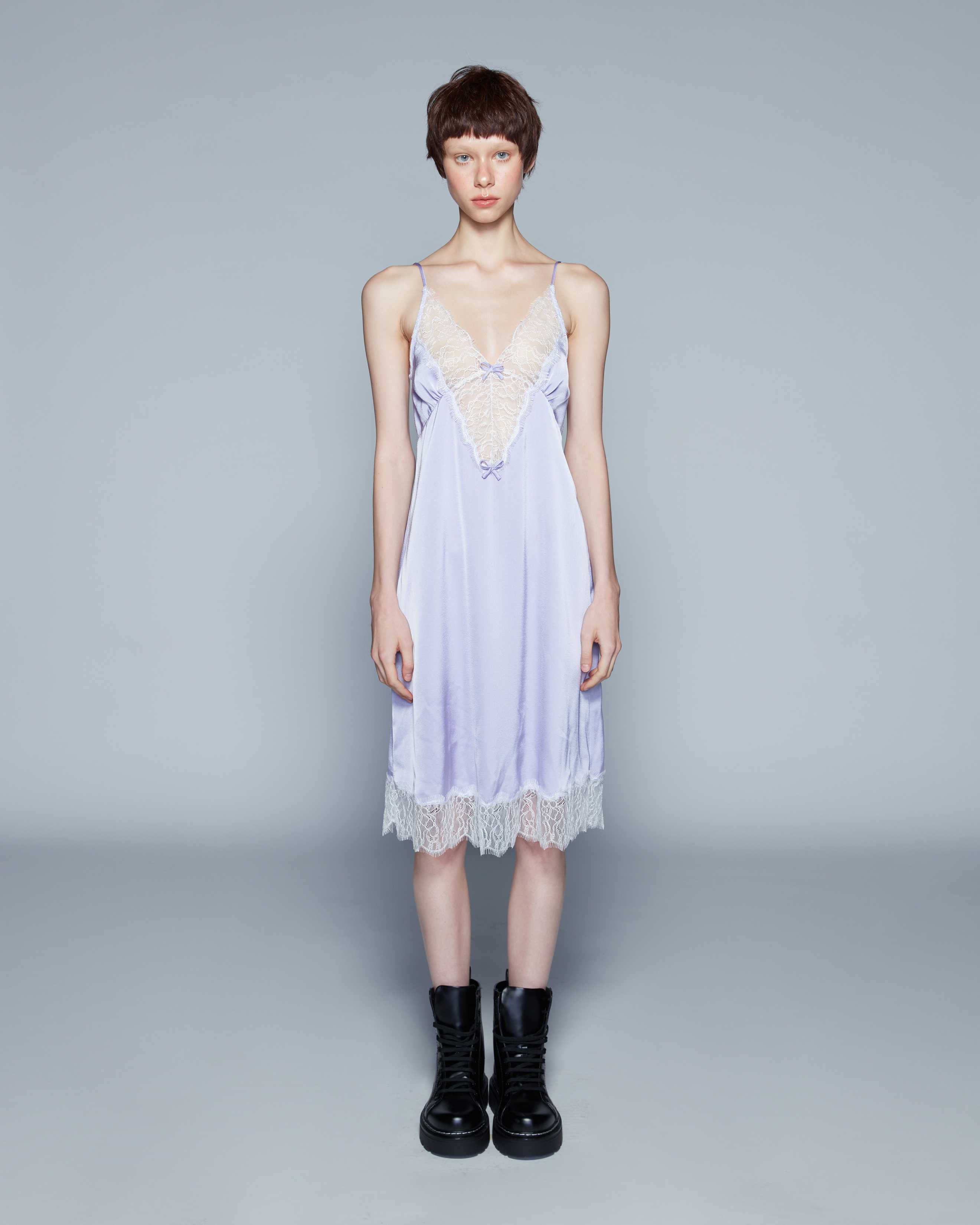 CASAA BELLA SHORTS DRESS PURPLE