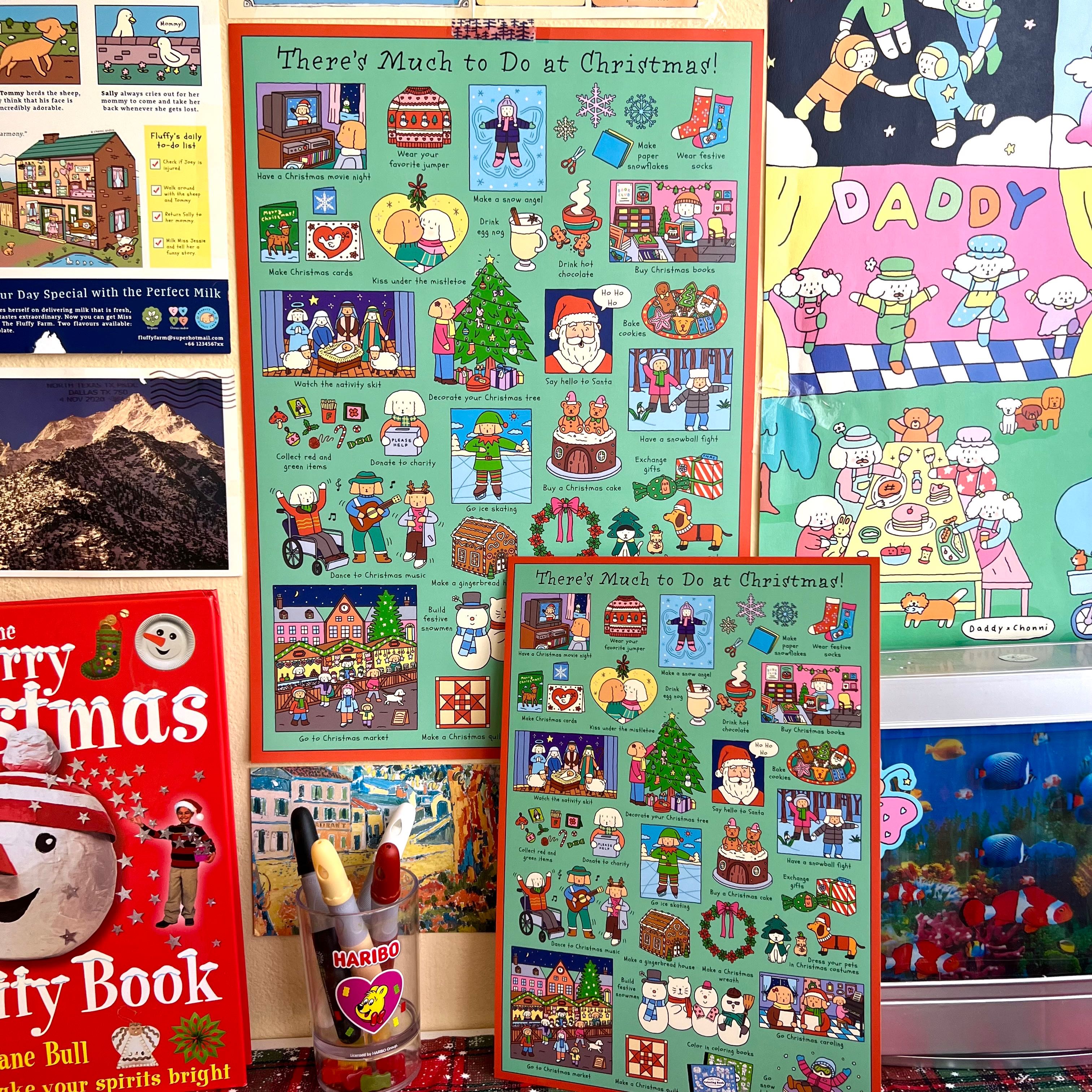 There’s Much to Do at Christmas Poster (A3/A4)