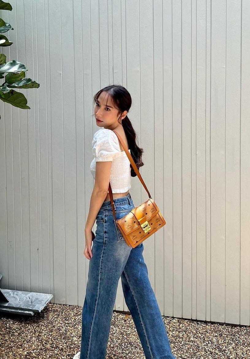 MCM Small Tracy Shoulder Bag (การ์ดเปล่า) (Ems เท่านั้น)