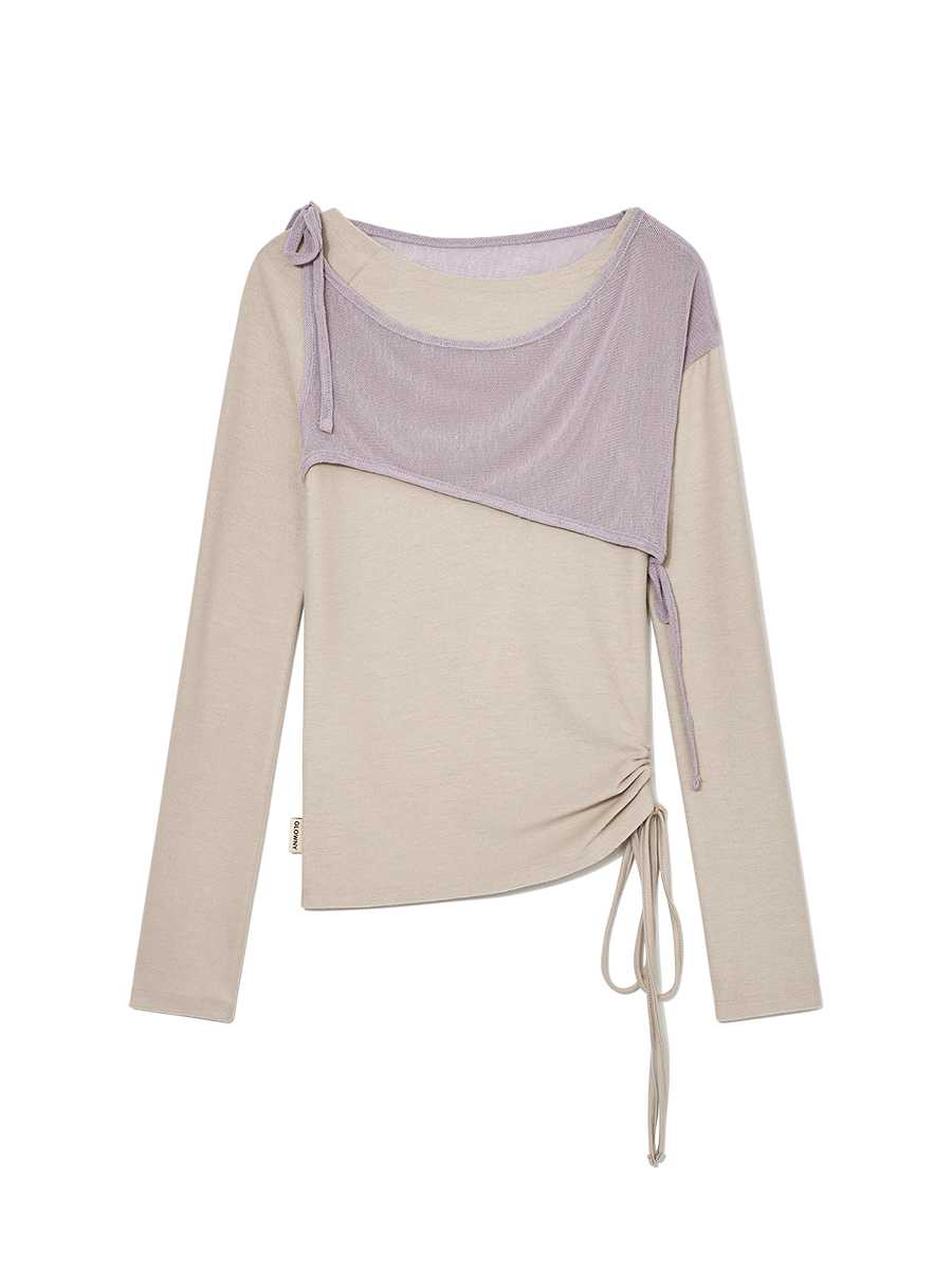 (pre,รวมส่ง) JOSHUA PANELED LONG SLEEVE /glowny