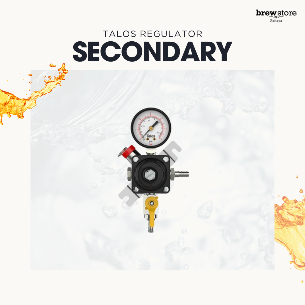 Brew Store PTY : Talos Secondary Regulator ตัวควบคุมแรงดันถัง CO2 | อุปกรณ์เบียร์สด